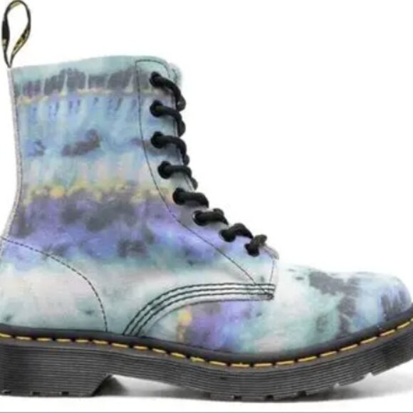 Dr. Martens 1460 Pascal Lace Up in Blue Summer Tie Dye Women's 7 - Picture 1 of 7
